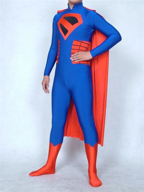 Buy Cosplay Halloween Mens Lycra Spandex Zentai Extra Superman Cos Costume