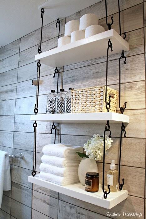 Wall shelf ideas for bathroom. 20 Hanging Shelves - MessageNote