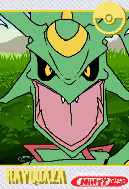 Ninty Card Rayquaza By Hoppybadbunny On Deviantart