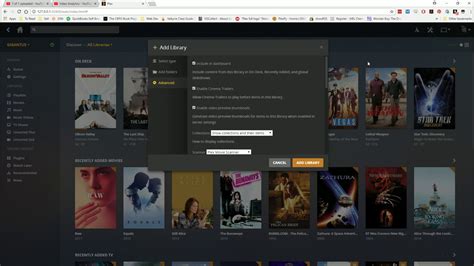 Creating A Plex Library Youtube