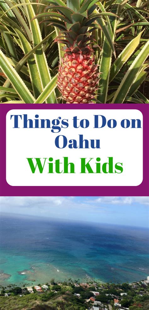 Things To Do On Oahu With Kids With Images Oahu Hawaii Things To