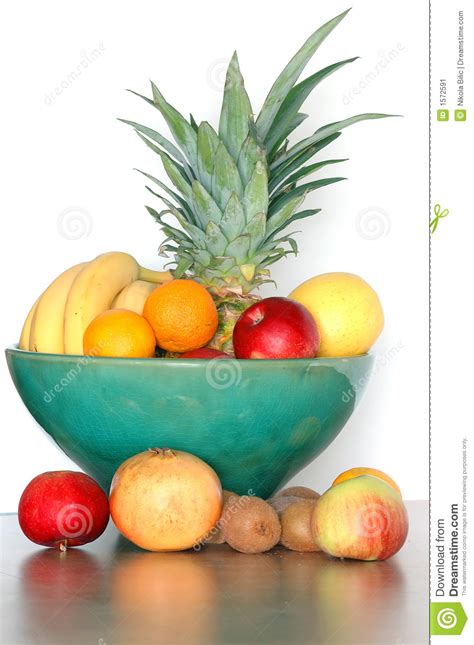 Fruit Bowl Stock Image Image Of Healthiness Delicious 1572591
