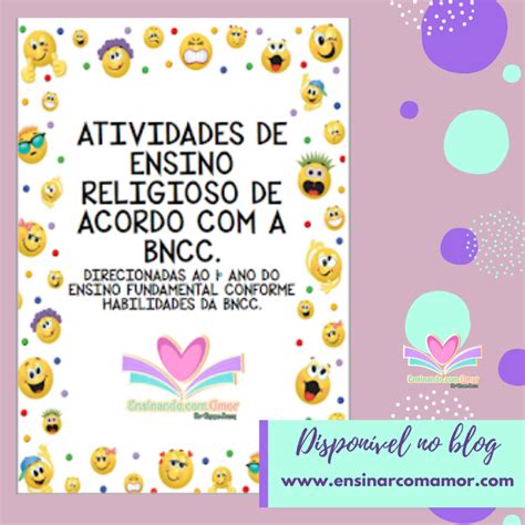 Atividades Ensino Religioso Ensinar Com Amor