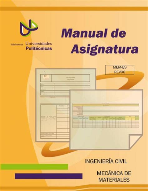 Pdf Ingenier A Civil Mec Nica De Materiales Pdf File Ficha T Cnica