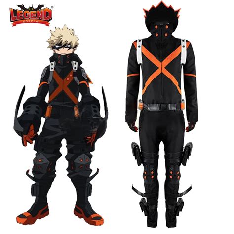 My Hero Academia World Heroes Mission Katsuki Bakugou Winter Cosplay