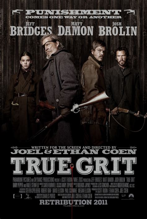 True Grit Film Américain Des Frères Joel Coen Et Ethan Coen 2010