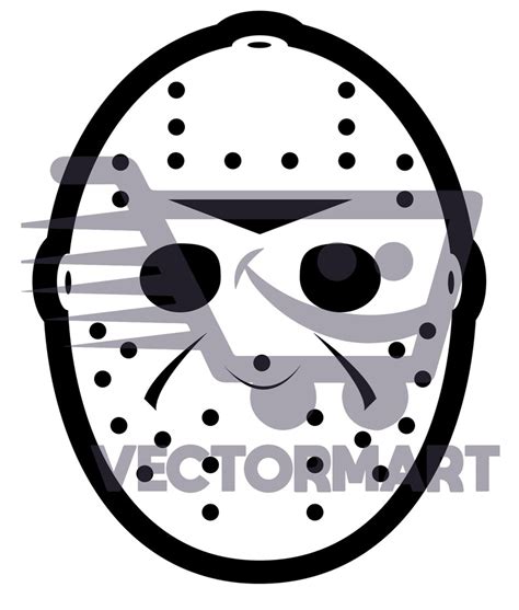 Jason Voorhees SVG Vector Image Perfect for Tshirts & Cricut | Etsy
