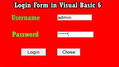 4 creating login form in vb6 vb6 tutorials in tamil youtube