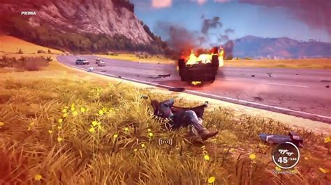 Just Cause 3 Flipping Cars Youtube