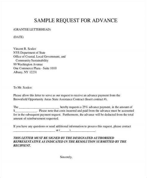 Salary Advance Request Letter Sample Trippase