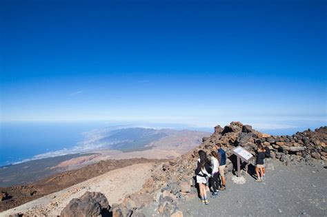 Climbing To The Summit Teide National Park Tenerife