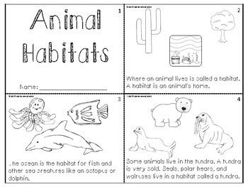 Desert lesson plan, printables and activities. Animal Habitats by Triple the Love in Grade 1 | Teachers ...