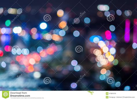 Abstract Texture Bokeh City Lights Stock Photo Image Of Blurry Party