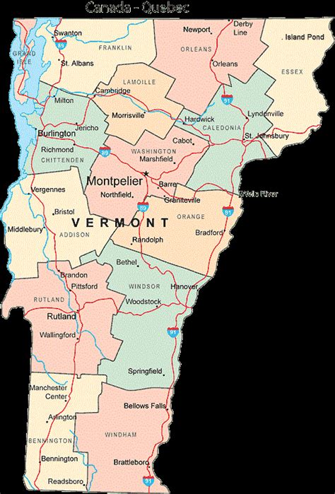 Vermont Map Rich Image And Wallpaper