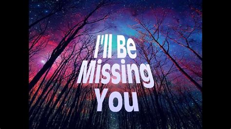 Ill Be Missing You Instrumental Youtube