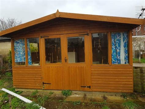 How to move a shed. Outdoor shed garden room summer house 10ft x 14ft large ...