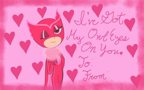 Flirty Owlette Valentine Card By Cmanuel1 On Deviantart