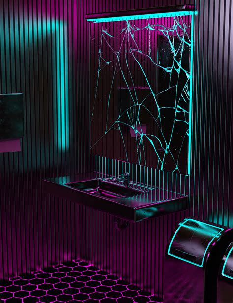 X3d Bathroom Neon Textures Daz 3d