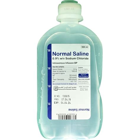 Buy Normal Saline Wv 09 Solution 500ml Online At Best Price And Same