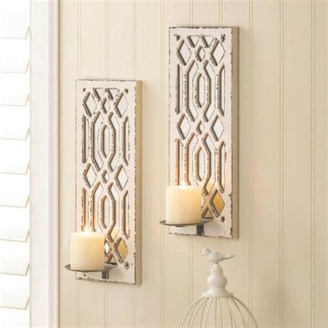 10017331 Deco Mirror Wall Sconce Set Mirrored Wall Sconce Candle