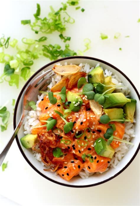 Hawaiianische Ahi Poke Bowl Taste Of Travel