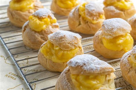 Easy Cream Puffs With Custard Creamy Corn Filling My Lovely Recipes