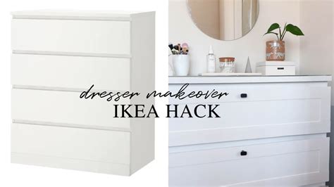 Diy Ikea Hack Malm Dresser Makeover
