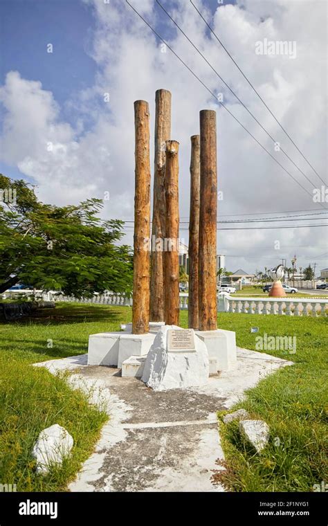African Liberation Monument On High Street In Georgetown Guyana South