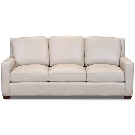 Usa Premium Leather 6350 Modern Top Grain Leather Sofa Dream Home