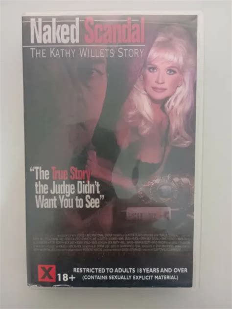 VHS TAPE Naked Scandal The Kathy Willets Story Large Case 25 44