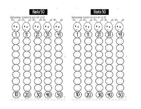 Numeros Hasta El 50 Pdf