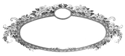 Use our picture frames editor to create custom frames for your pictures. Vintatge Graphic Frames - Fancy French Ovals - The ...