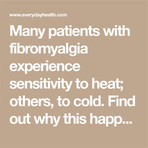 Managing Fibromyalgia In The Heat And Humidity Everyday Health
