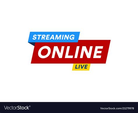 Live Streaming Online Logo Internet Stream Icon Png And Vector With