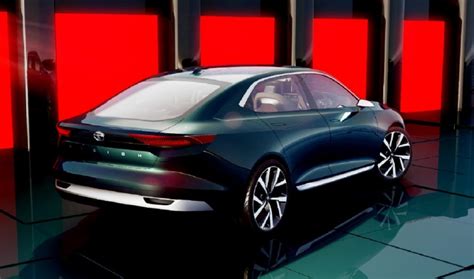 Tata Motors Reveals Sleek E Vision Electric Sedan Concept At 2018