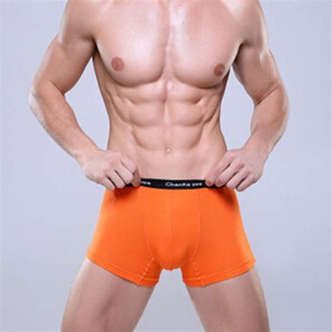 Fashion Modal Mens Underwear Boxers Brand Heren Slips Sexy Man