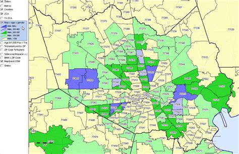 Harris Co Zip Code Map