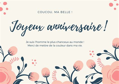 Cartes Danniversaire Gratuites De 1000 Modèles Canva