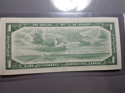 One Dollar Replacement Bill Bm Prefix 1954 Canada Schmalz Auctions