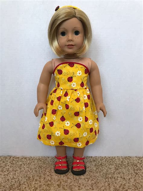 18 Inch Doll Sundress Like American Girl My Life Our Generation Etc Doll Clothes Doll