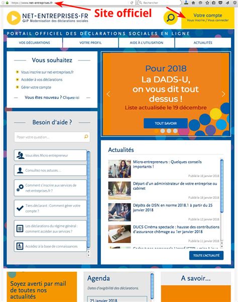 J'ai un message d'erreur : Comment s'inscrire et payer sur net-entreprises.fr ...