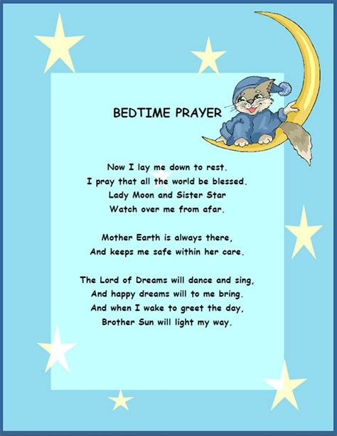 Pin By Shalea Amara On Book Of Shadows Bedtime Prayers For Kids