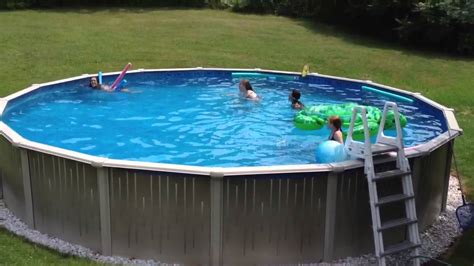 Backyard Pool Fun Summer 2012 Youtube