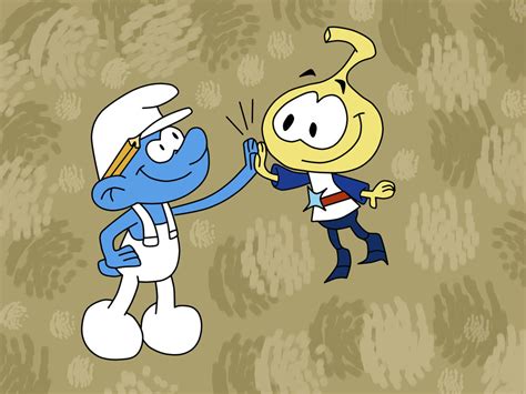 Snorks And Smurfs Love By Heinousflame On Deviantart