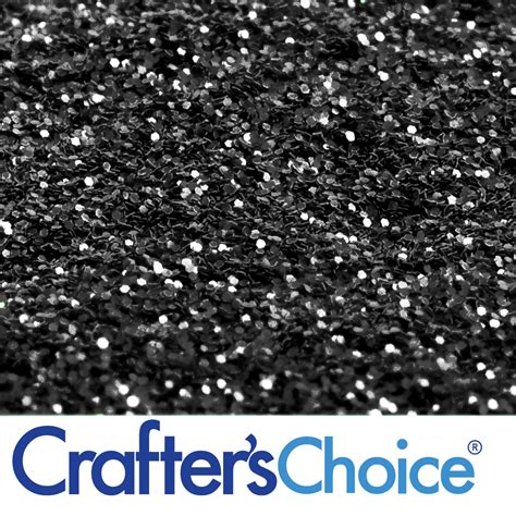 Crafters Choice Jet Black Glitter Wholesale Supplies Plus
