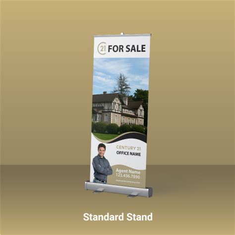 Century 21 Roll Up Banners And Stand Agent Print