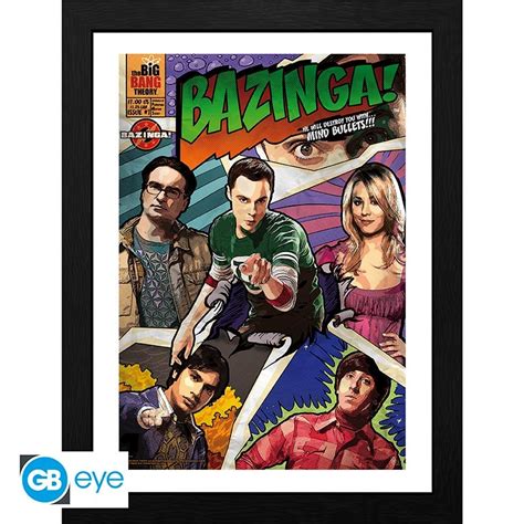 The Big Bang Theory Framed Print Bazinga