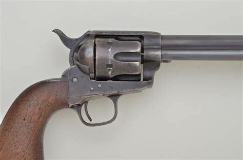 Antique Colt Saa Revolver 45 Cal 7 12 Barrel Blue And Case