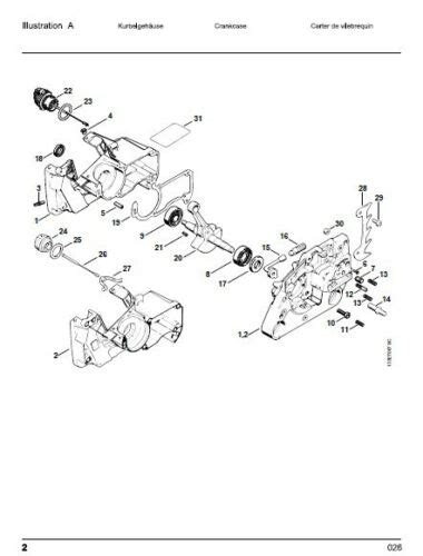 Stihl 064 Chainsaw Assembly Drawings Parts Diagrams Spare Parts