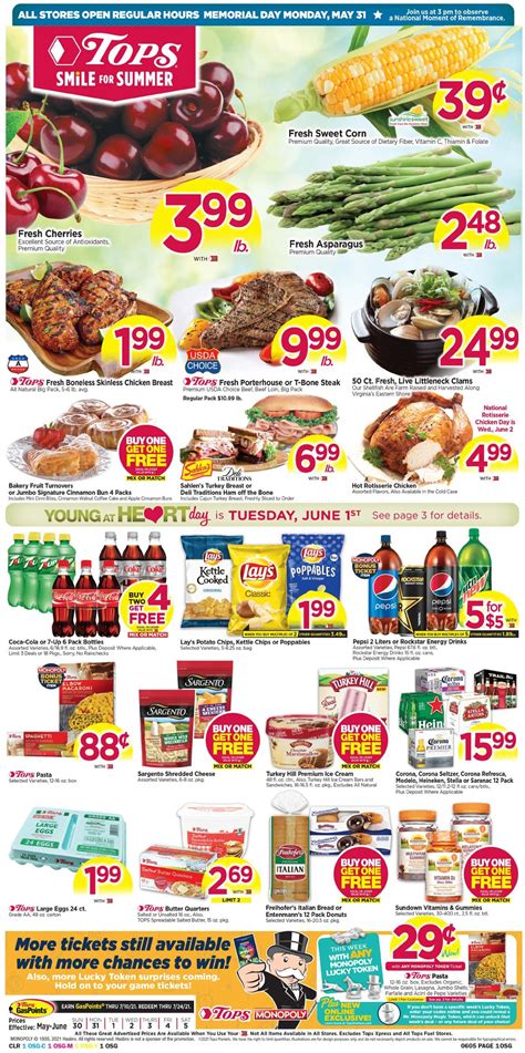 Tops Friendly Markets Ad Circular - 05/30 - 06/05/2021 | Rabato